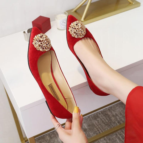 Chinese Wedding Red Bridal Shoes - 2207 - Chinese Wedding