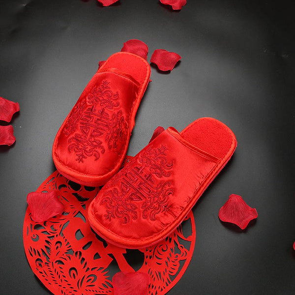 Couple Wedding Home Slippers - ZR128 - Chinese Wedding