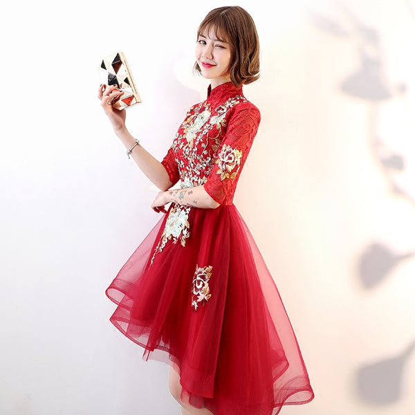 Red Party Dress for Chinese Wedding