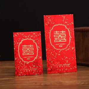 30PCS Chinese Wedding Double Happiness Red Pocket - M071706 - Chinese Wedding