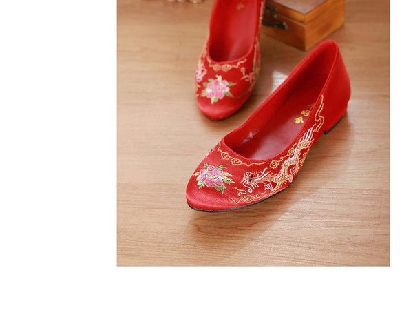 Chinese Wedding Red Bride Shoes - Chinese Wedding