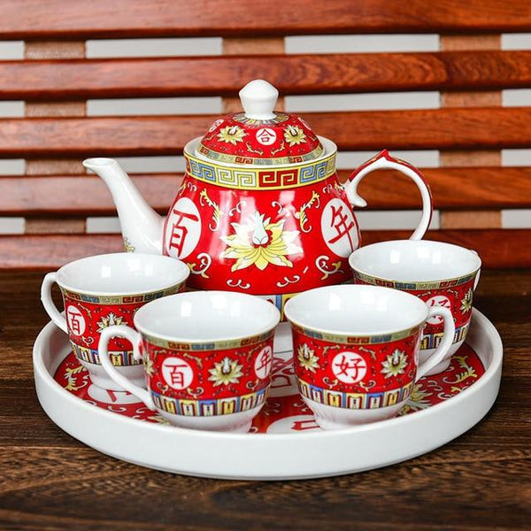 Chinese Wedding Tea Set - Chinese Wedding