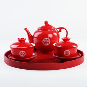 Chinese Wedding Tea Set Ceramic Teaware - Chinese Wedding