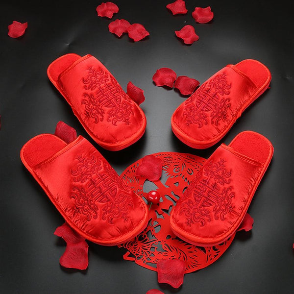 Couple Wedding Home Slippers - ZR128 - Chinese Wedding