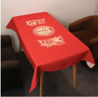 Double Happiness Table Cloth for Traditional Chinese Wedding - Chinese Wedding