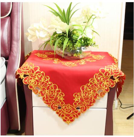 Double Happiness Tablecloth for Chinese Wedding Tea Ceremony Decorations - Chinese Wedding