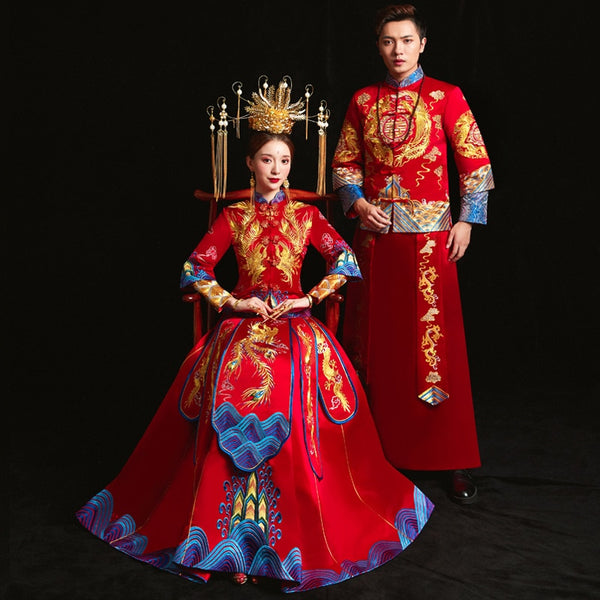 Qun Kua / Groom Outfits - KM5227 - Chinese Wedding