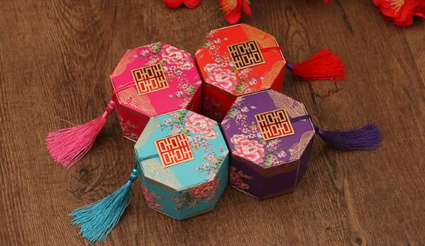 100pcs/lot Double Happiness Gift Box for Chinese Wedding - Chinese Wedding