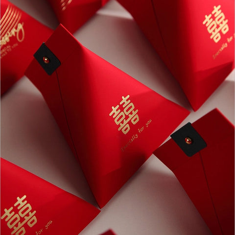 200PCS Mini Double Happiness Gift Bag Box for Chinese Wedding - Chinese Wedding