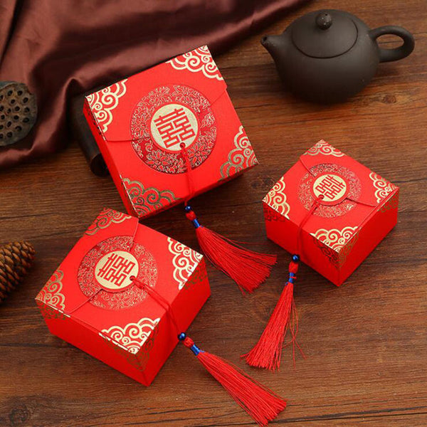 50PCS Gift Box for Chinese Wedding