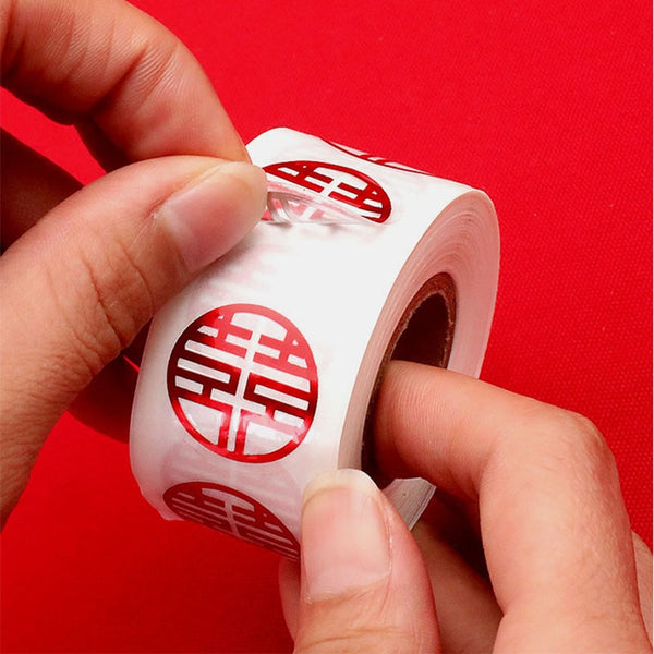 500pcs 2.2cm Wedding Stickers for Chinese Wedding