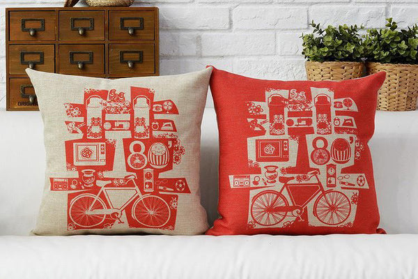 Double Happiness Cushion Cover for Chinese Wedding - Chinese Wedding
